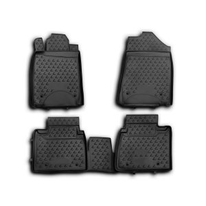 Lexus ES350 Floor Mats - Omac - Rubber TPE - Black - '07-'12 Lexus ES350 Floor Mats - Omac - Rubber TPE - Black - '07-'12